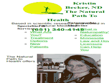 Tablet Screenshot of minnesotanaturalhealth.com